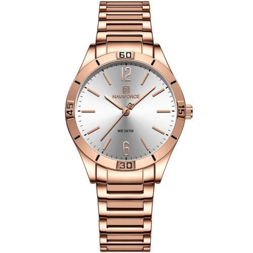 ساعة نافي فورس حريمي NF5029-RG-W