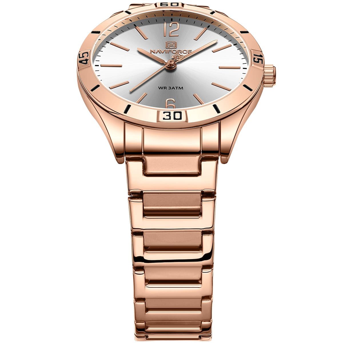 ساعة نافي فورس حريمي NF5029-RG-W