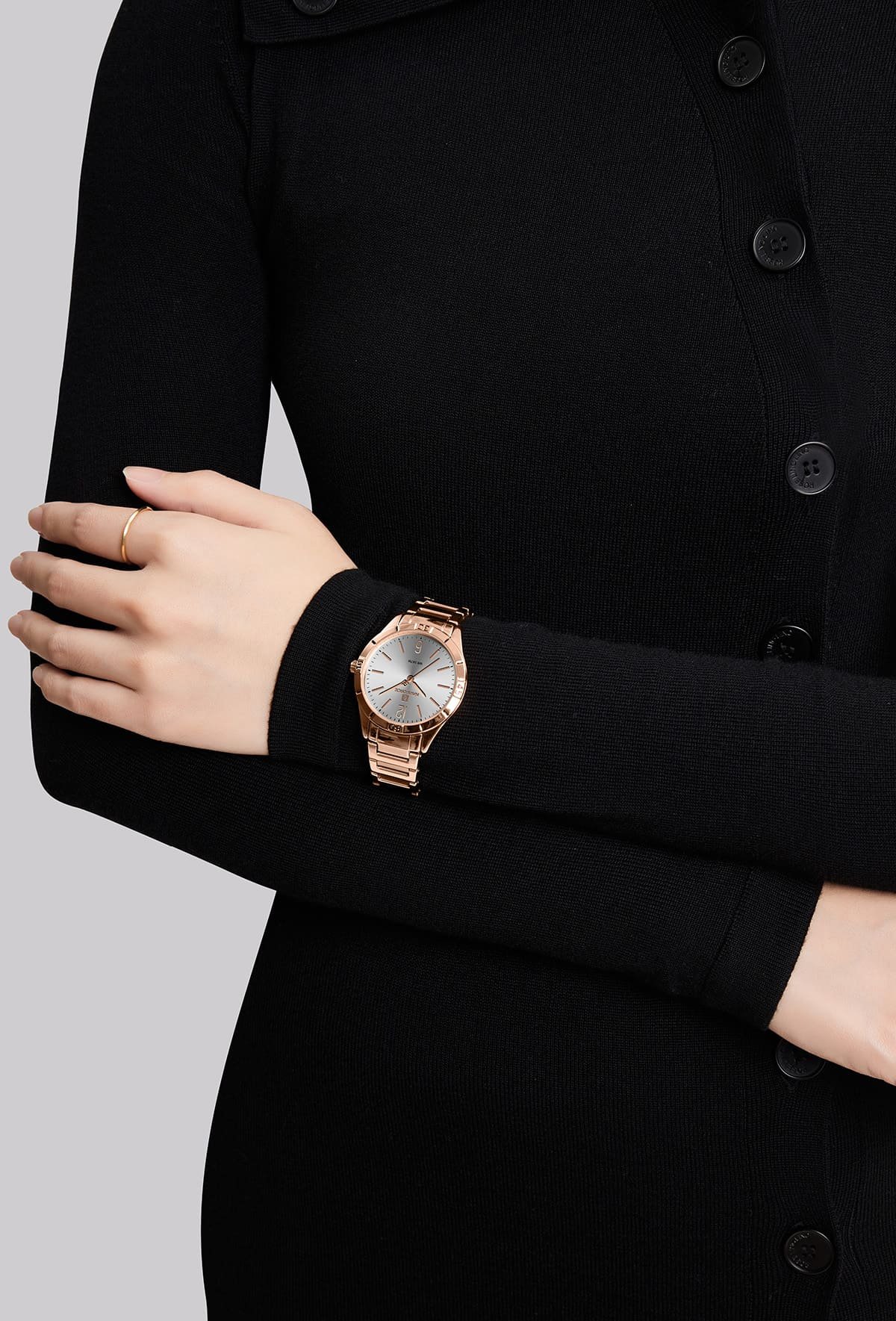 ساعة نافي فورس حريمي NF5029-RG-W