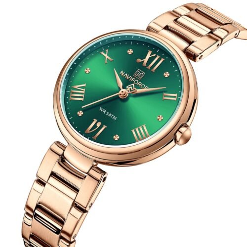 ساعة نافي فورس للنساء NF5030-RG-GN