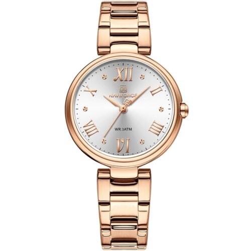ساعة نافي فورس للنساء NF5030-RG-W