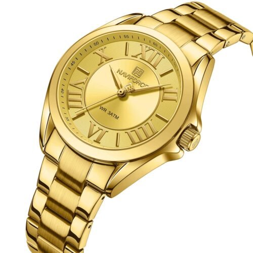 ساعة نافي فورس حريمي NF5037-G-G