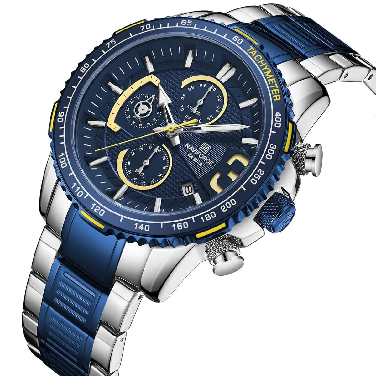 ساعة نافي فورس رجالي NF8017-S-BE