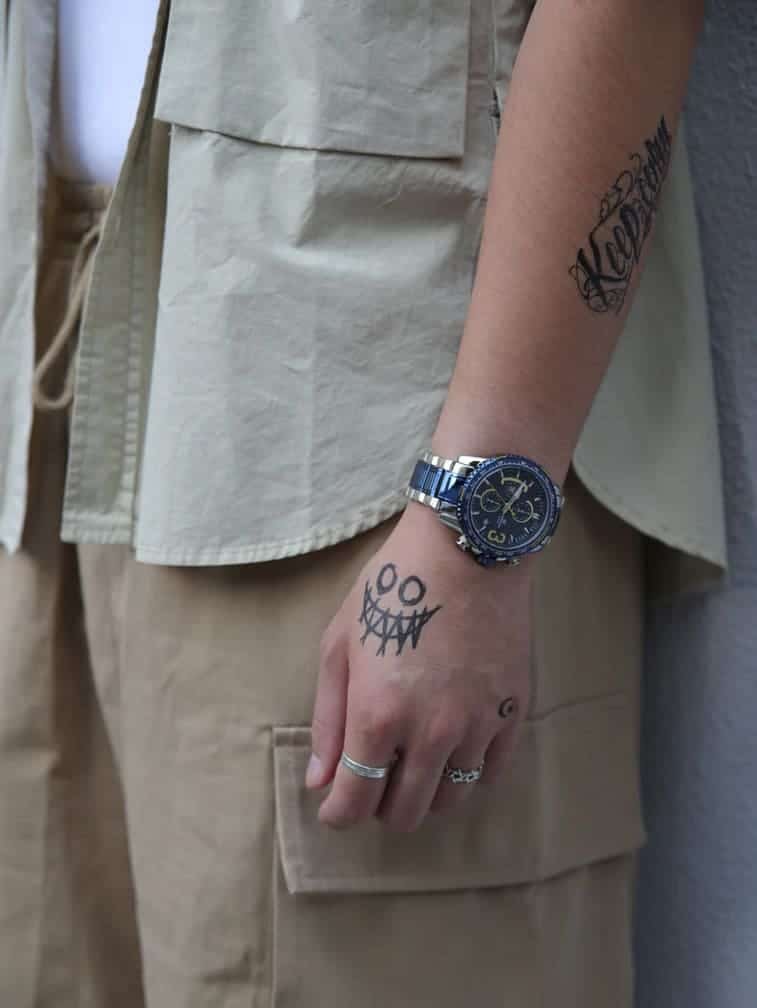 ساعة نافي فورس رجالي NF8017-S-BE