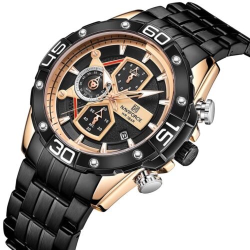 ساعة نافي فورس رجالي NF8018S-RG-B-B