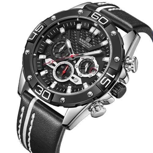 ساعة نافي فورس رجالي NF8019L-S-B