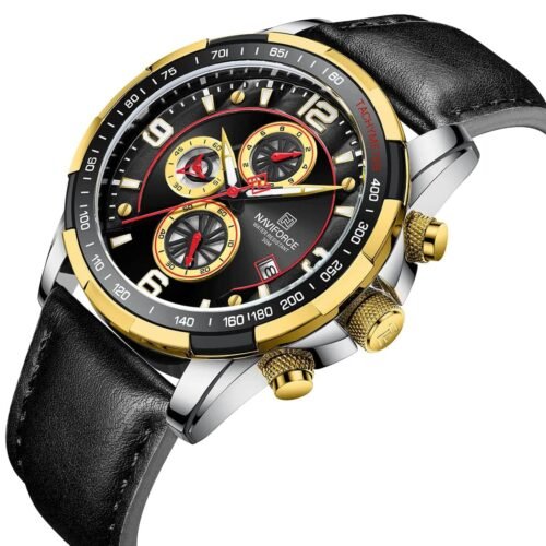 ساعة نافي فورس رجالي NF8020L-G-B-B