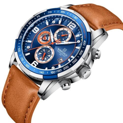 ساعة نافي فورس رجالي NF8020L-S-BE-O