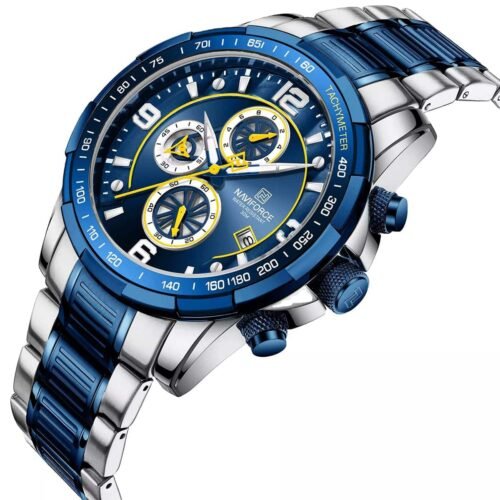 ساعة نافي فورس رجالي NF8020S-S-BE