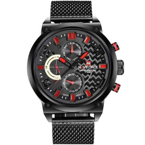 ساعة نافي فورس رجالي NF9068S-B-R-B