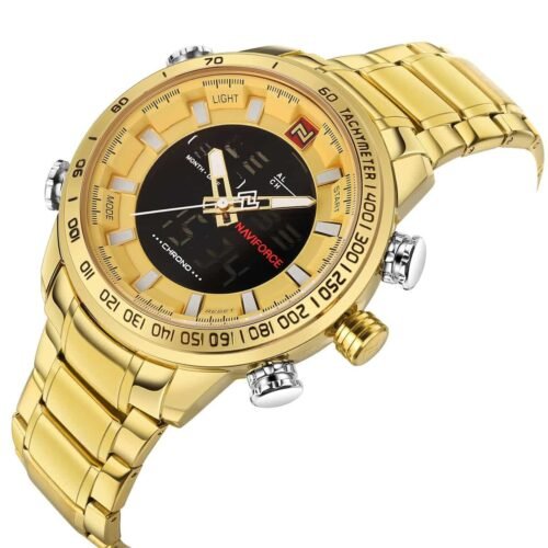 ساعة نافي فورس رجالي NF9093-G-G