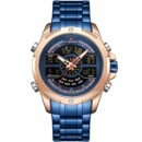 ساعة نافي فورس رجالي NF9170-RG-BE