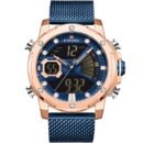 ساعة نافي فورس رجالي NF9172S-RG-BE-BE