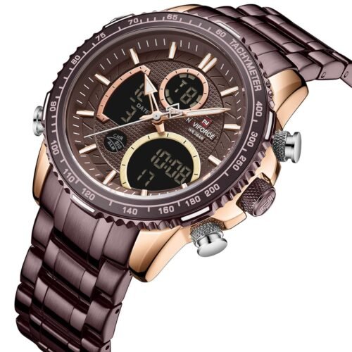 ساعة نافي فورس رجالي NF9182-RG-CE