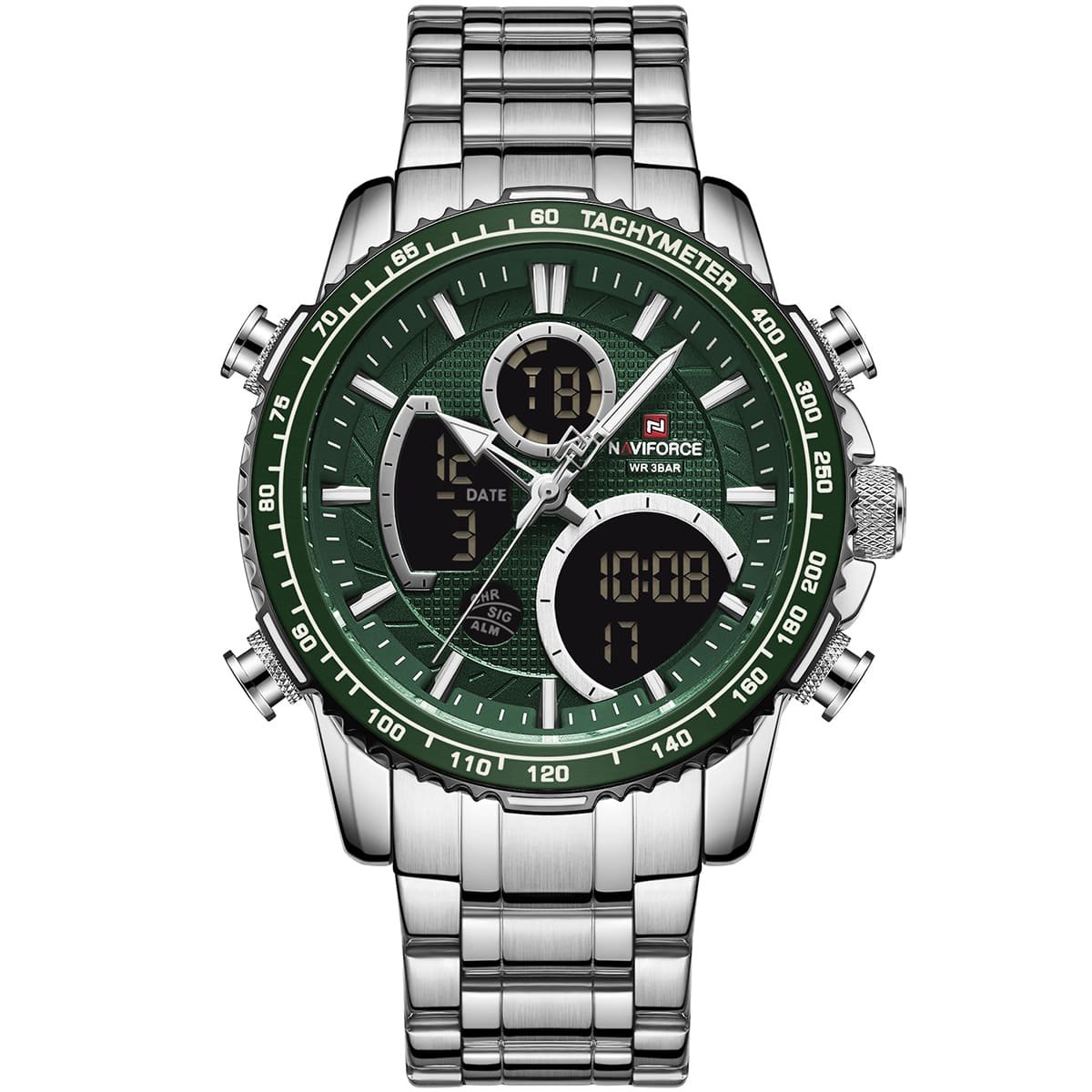 ساعة نافي فورس رجالي NF9182-S-GN