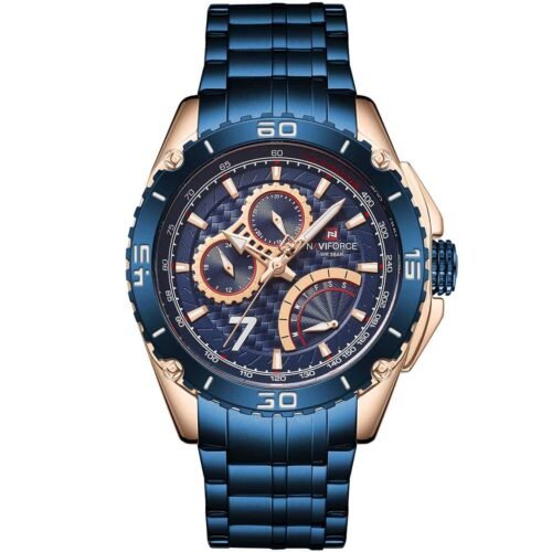 ساعة نافي فورس رجالي NF9183-RG-BE