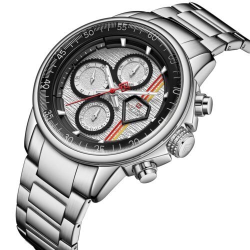 ساعة نافي فورس رجالي NF9184-S-W