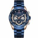 ساعة نافي فورس رجالي NF9185-RG-BE