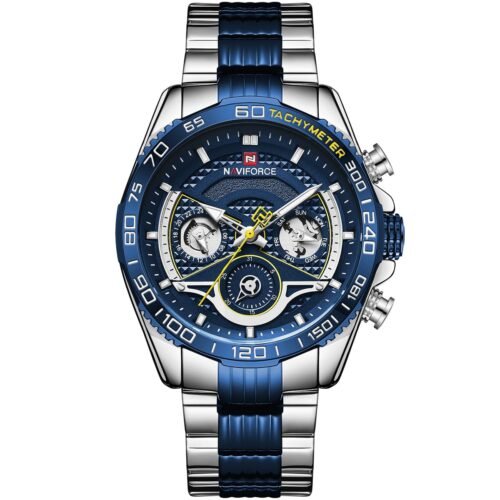 ساعة نافي فورس رجالي NF9185-S-BE