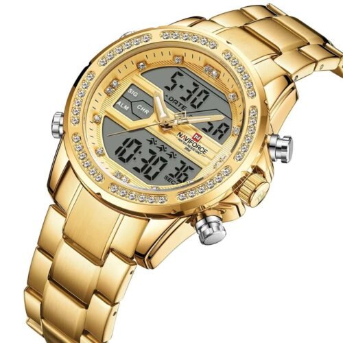 ساعة نافي فورس رجالي NF9190-G-G