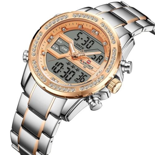 ساعة نافي فورس رجالي NF9190-S-RG