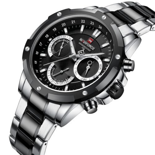ساعة نافي فورس رجالي NF9196S-S-B