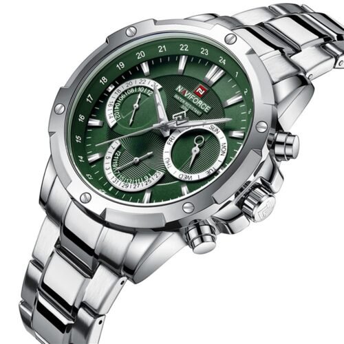 ساعة نافي فورس رجالي NF9196S-S-GN