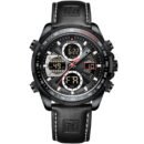 ساعة نافي فورس رجالي NF9197L-B-W-B