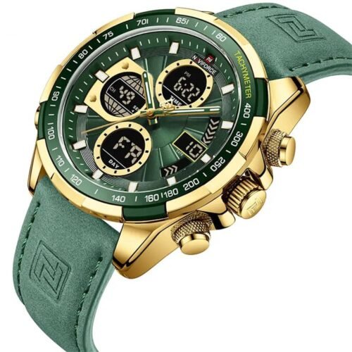 ساعة نافي فورس رجالي NF9197L-G-GN-GN