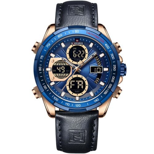 ساعة نافي فورس رجالي NF9197L-RG-BE-BE