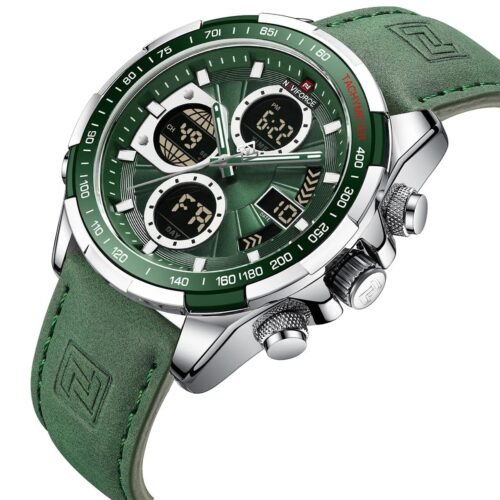 ساعة نافي فورس رجالي NF9197L-S-GN-GN