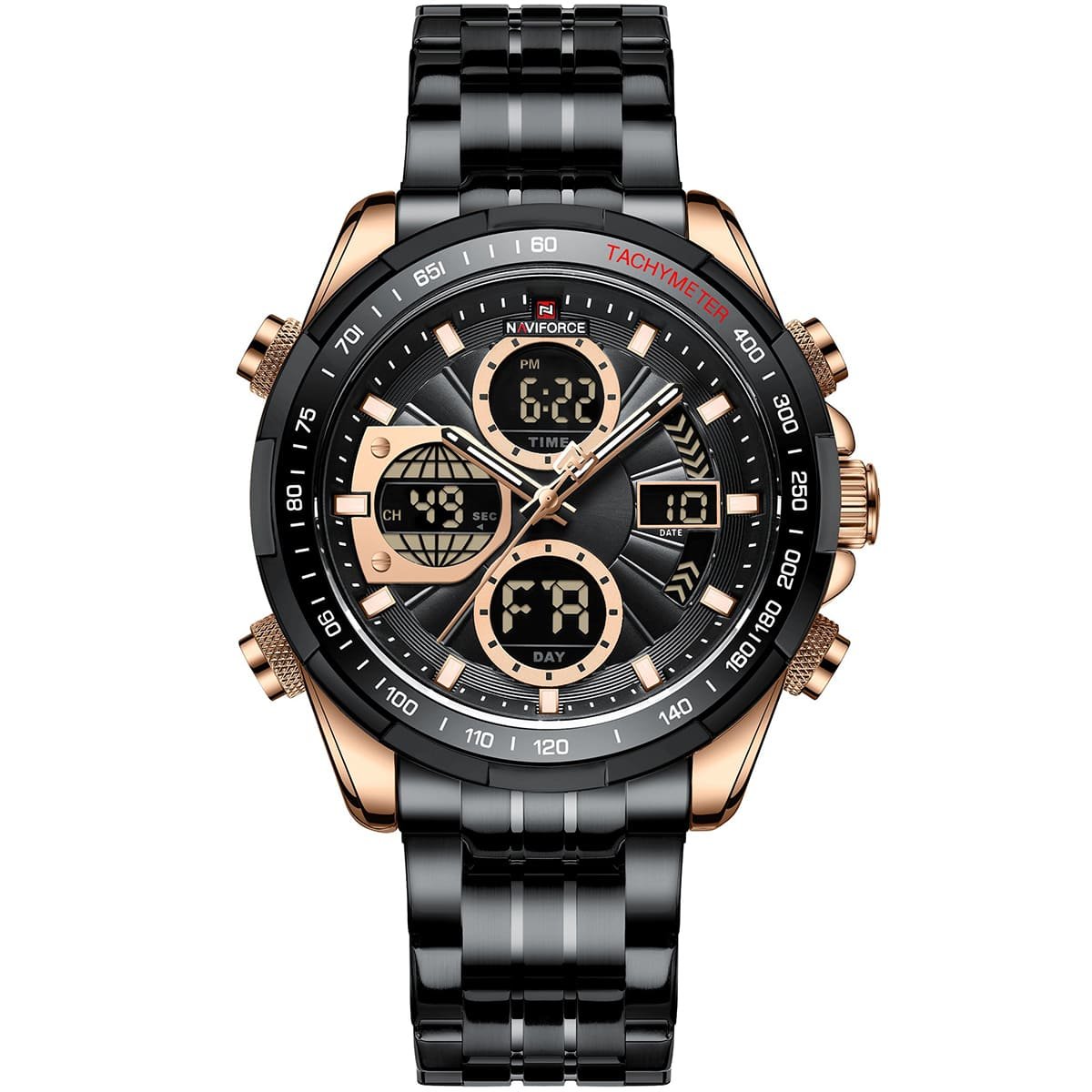 ساعة نافي فورس رجالي NF9197S-RG-B-B