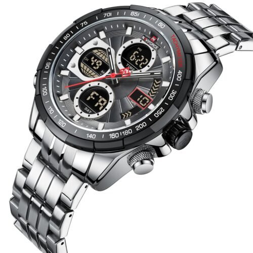 ساعة نافي فورس رجالي NF9197S-S-B-GY