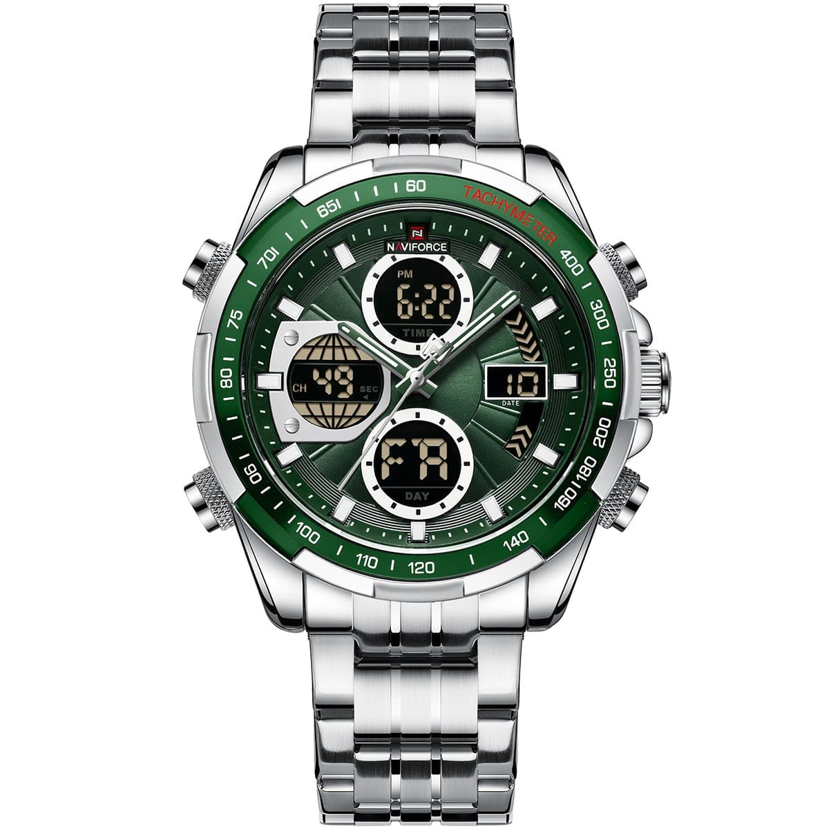 ساعة نافي فورس رجالي NF9197S-S-S-GN