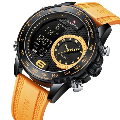 ساعة نافي فورس رجالي NF9199T-B-Y-Y