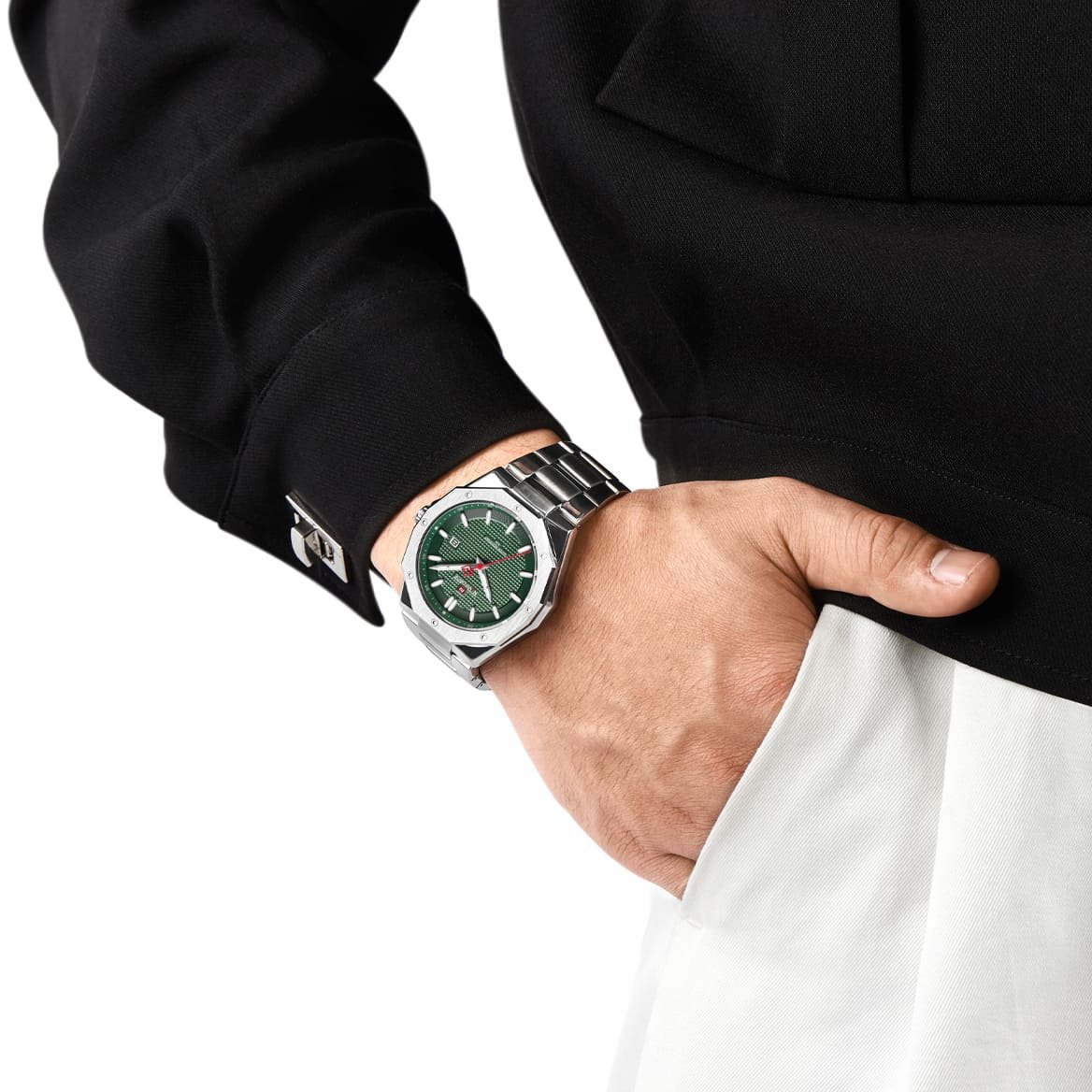 ساعة نافي فورس رجالي NF9200S-S-GN