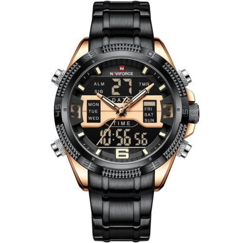 ساعة نافي فورس رجالي NF9201-RG-B