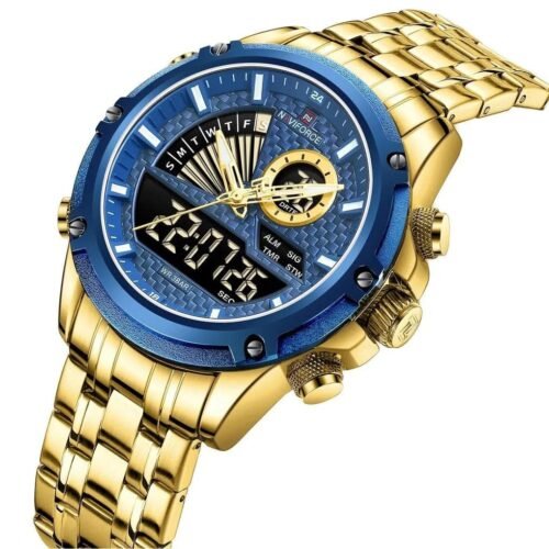 ساعة نافي فورس رجالي NF9205-G-BE