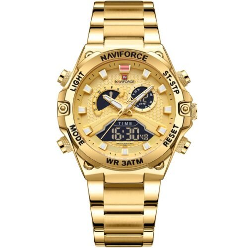 ساعة نافي فورس رجالي NF9207-G-G-G