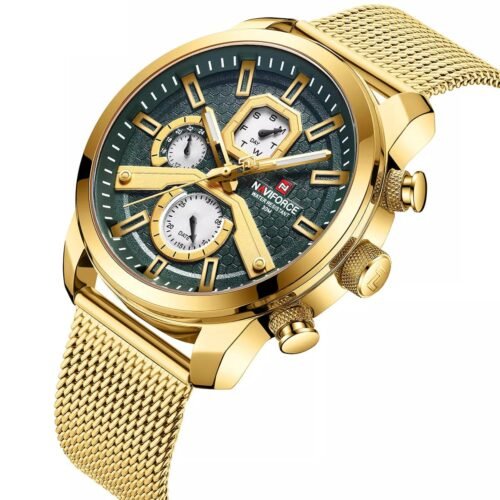 ساعة نافي فورس رجالي NF9211S-G-GN