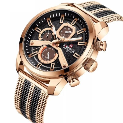 ساعة نافي فورس رجالي NF9211S-RG-B