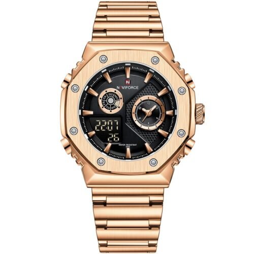 ساعة نافي فورس للرجال NF9216S-RG-B