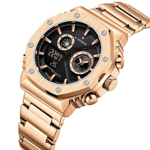 ساعة نافي فورس للرجال NF9216S-RG-B