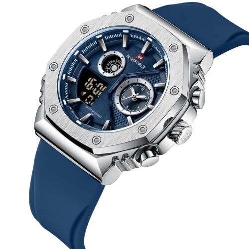 ساعة نافي فورس رجالي NF9216T-S-BE-BE