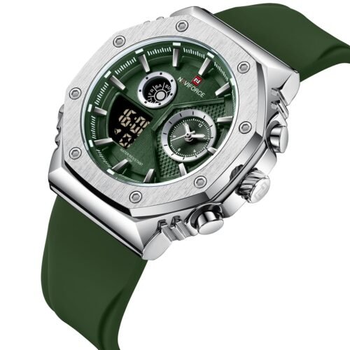 ساعة نافي فورس رجالي NF9216T-S-GN-GN