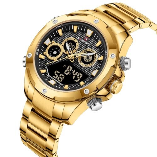 ساعة نافي فورس للرجال NF9217-G-B