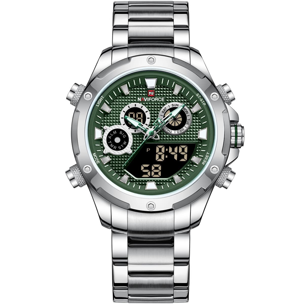 ساعة نافي فورس للرجال NF9217-S-GN