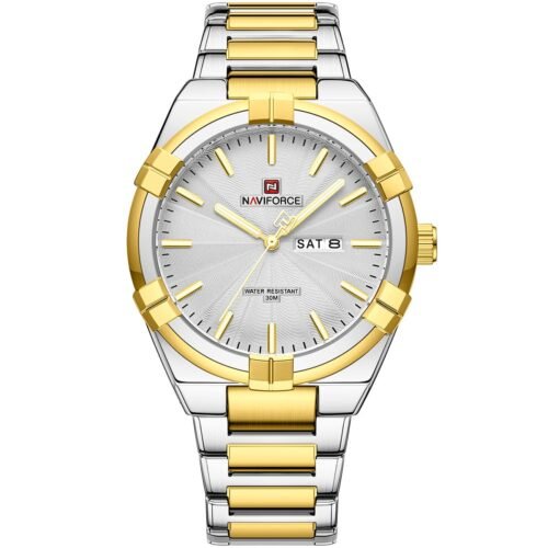 ساعة نافي فورس للرجال NF9218-G-W