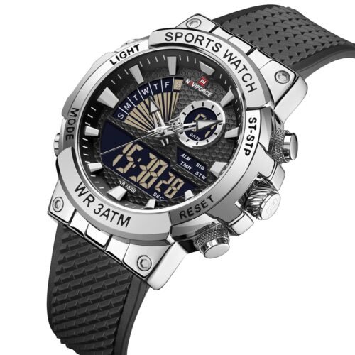 ساعة نافي فورس للرجال NF9219-S-W-B