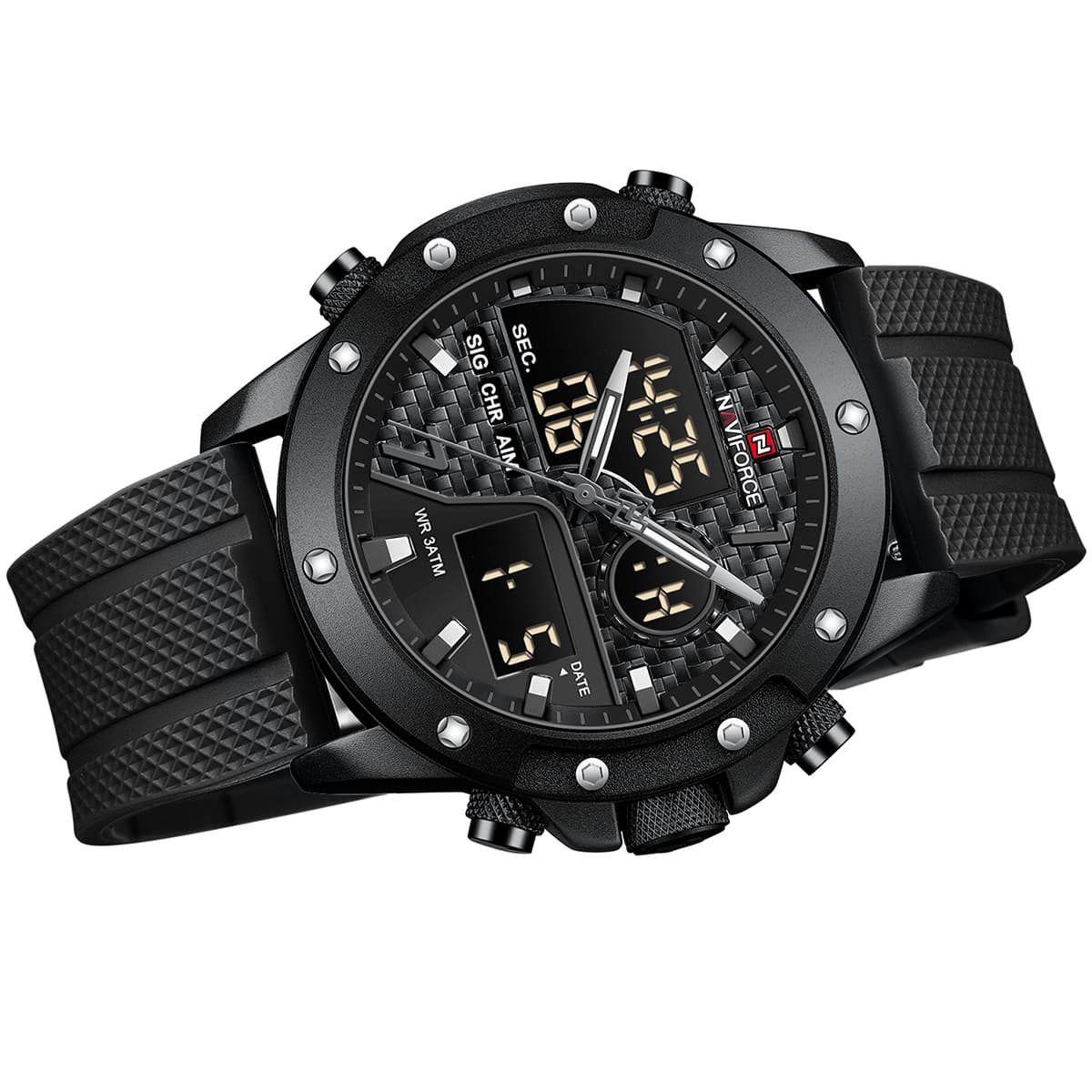 ساعة نافي فورس للرجال NF9221-B-GY-B